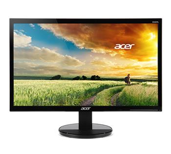 24" LCD Acer K242HYLB - VA,FullHD,4ms,60Hz,250cd/m2, 100M:1,16:9,DVI,HDMI,VGA