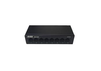 ADEX ADS108G 8port desktop gigabit switch kovový