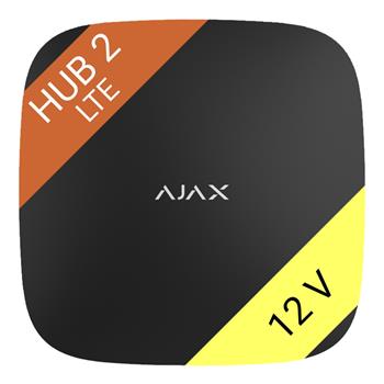 Ajax Hub 2 4G 12V, černá