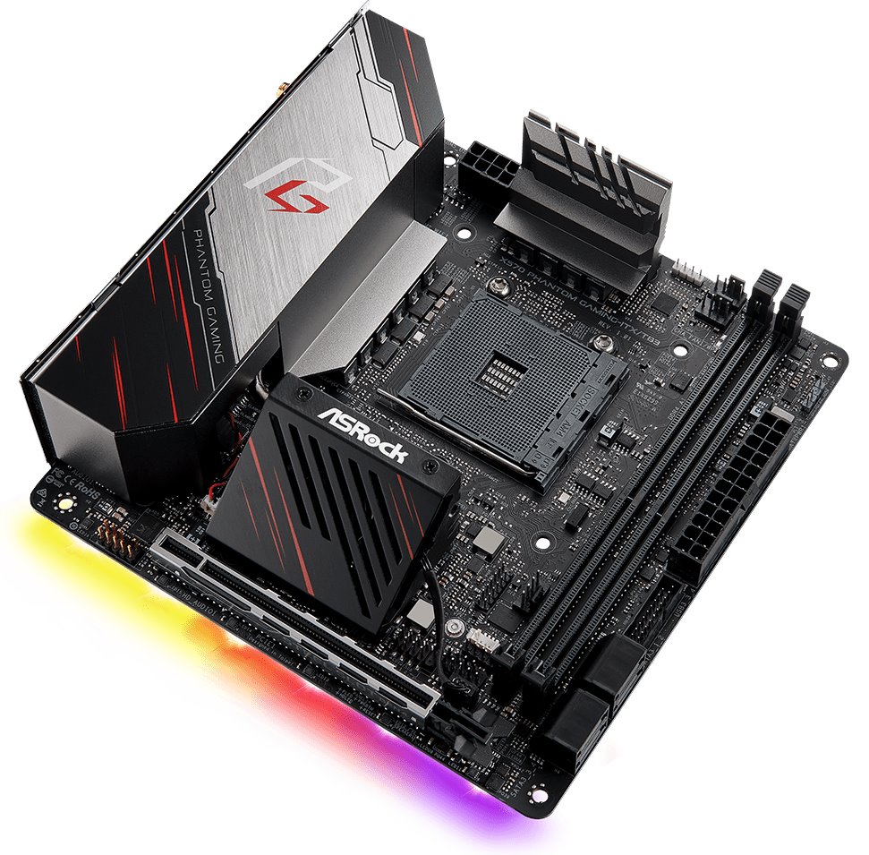 ASRock X570 PHANTOM GAMING-ITX/TB3 / AM4 / 2x DDR4 DIMM / M.2 / HDMI