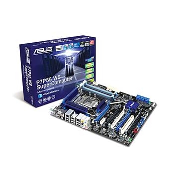 ASUS P7P55 WS SuperComputer, 1156, P55, 4xDDR3, 2xPCIe, GL, 7.1, FW, 14USB