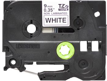 Brother - Originální kazeta s páskou TZE-N221, černá na bílé, šířka 9 mm