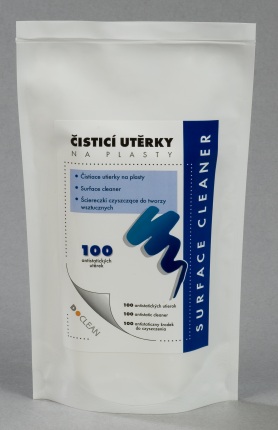 D-clean Náhradí plnění k D-21 - Navlhčené čisticí utěrky na plasty