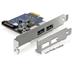 DeLock PCI Express x1 USB 3.0 2 port, NEC, + low profile