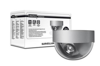 DIGITUS PTZ Dome Camera, Indoor, IP (H.264/MPEG4/MJPEG), Auto Tracking, w/o PSU 1/3" HR Color CCD Sensor