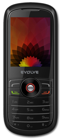 Dual SIM GSM mobilní telefon EVOLVE Zion (MP3/MP4/MMS/3GP/WAP/Bluetooth/FM/Foto/microSDHC)