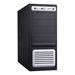 EUROCASE ML5435 400W black/silver P4 (2x USB, 2x AU)