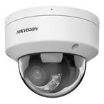 Hikvision 4MPix IP Dome Hybrid ColorVu AcuSense kamera; LED/IR 30m, WDR 130dB,audio, alarm, IP67