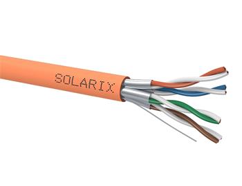 Kabel Solarix STP kabel Cat 6A drát 500m LSOH B2ca-s1,d1,a1 - cívka