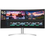 LG monitor 38WN95CP zakřivený IPS / 38" /21:9/ 3840x1600 / 1000:1 / 1ms / 450cd / 2xHDMI/DP/Thunderbolt/USB/ repro/ bíl