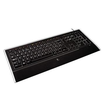 Logitech klávesnice Illuminated Keyboard CZ/ USB/ Ultratenká/ Černá