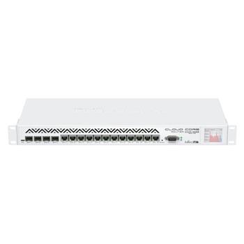 MikroTik Cloud Core Router, CCR1036-12G-4S-EM, 12x GB LAN,16GB RAM, 4xSFP cage, Level6, RM 1U, PSU, LCD