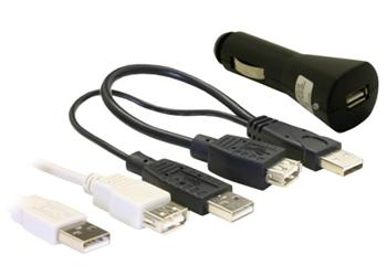Navilock Car power adapter USB bundle