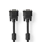 Nedis CCGL59000BK30 - Kabel VGA | VGA Zástrčka - VGA Zástrčka | 3 m | Černá
