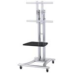 Neomounts  PLASMA-M1800E / Mobile Flat Screen Floor Stand (height: 110-180 cm) / Silver