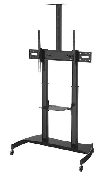 Neomounts PLASMA-M1950E / Mobile Flat Screen Floor Stand (height: 134-166 cm) / Black
