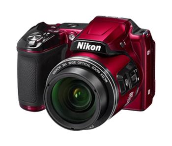 Nikon Coolpix L840 červený, 16M, 38xOZ, 1080p/60i + POUZDRO