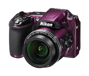 Nikon Coolpix L840 fialový, 16M, 38xOZ, 1080p/60i + POUZDRO
