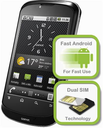 PDA GIGABYTE GSmart G1315, GSM Mobil, GPS, WiFi, BT, Android 2.2, 3,5" HVGA