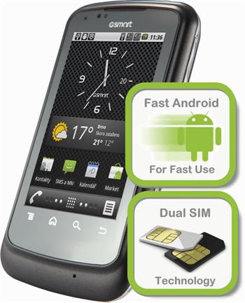 PDA GIGABYTE GSmart G1317D, GSM Mobil, GPS, WiFi, BT, Android 2.2, 3,2" WQVGA