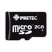 Pretec SD Micro karta - 2GB + SD adapt�r