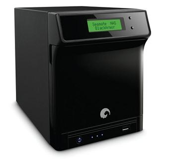 Seagate BlackArmor NAS 440 8TB (4x2TB) ext. LAN RAID HDD, LCD, šifr., SW, FTP