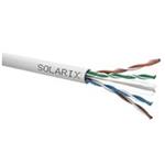 Solarix - instalační kabel UTP, Cat6, drát, PVC, cívka 500m