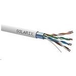 Solarix - kabel licna CAT5E FTP PVC šedý 305m/box