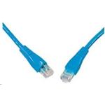 Solarix - patch kabel CAT6 UTP PVC 2m modrý snag-proof