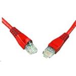 Solarix - patch kabel CAT6 UTP PVC 3m červený