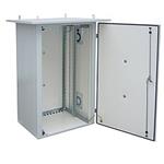 Solarix - rack termoizolovaný LC-07, 15U 700x400, RAL 7035 s vent. pravá bočnice