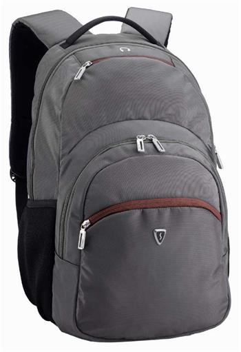 SUMDEX batoh pro notebook PON-391GY/ 15-16"/ sportovní/ včetně pláštěnky/ šedý
