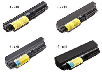 ThinkPad T61/R61/T400 (14"Wide) 4-Cell Battery