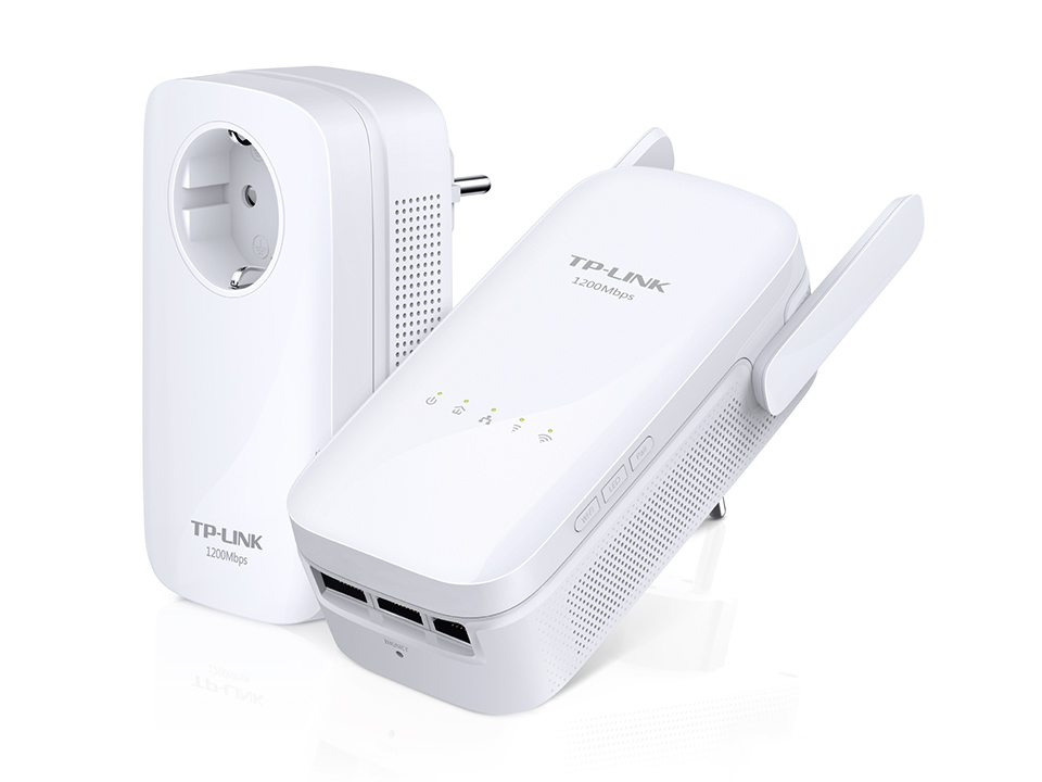 TP Link TL WPA8630KIT 1300Mbps AC1200 Wifi Powerline Kit PCV