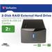VERBATIM HDD Extern� s dvoudiskov�m polem RAID 2TB, eSATA / USB 2.0