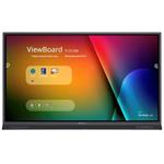 ViewSonic Flat Touch Display IFP7552-1A/ 75"/UHD / 16/7 /400cd / Android 4-32/ OPS/ HDMI/ VGA/ DP/ HDMIout/ USB-C