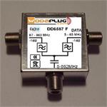 Wodaplug Diplex filter 6587 3*F connectors, data / TV (DVBT)data