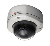 ACTi IP kamera ACM-7411 - MPEG-4/MJPEG, rozl.až 1280×1024 (1.3 MPix), D/N, Micron MPix CMOS, dupl.audio, PoE, antivanda