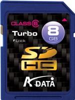 ADATA SD karta 8GB (SDHC) Class 6