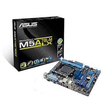 ASUS M5A78L-M LX, AM3+, AMD760G, DDR3, VGA-out, 1xPCIe16, GL, 8CH, uATX