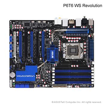 ASUS P6T6 WS REVOLUTION, 1366, X58, 6xDDR3, 2GL, FW, 2PCIe