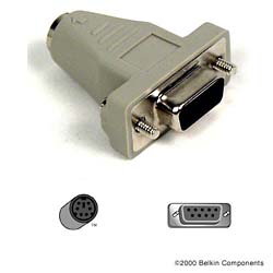 Belkin redukce DB9F/PS/2F,Pro Series, PS/2 myš do ser. portu
