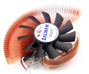 Celoměděný VGA chladič Zalman VF700-CU 80mm Fan, chladiče pamětí