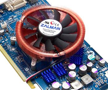 Celoměděný VGA chladič Zalman VF900-CU 92mm Fan, chladiče pamětí