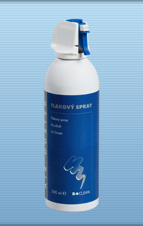 D-clean Tlakový spray - nehořlavý stlačený plyn, 300ml