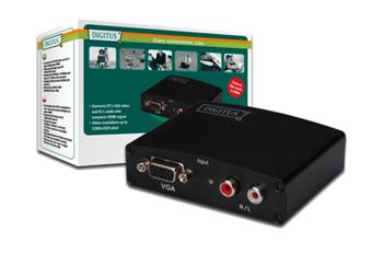 Digitus multimediální převodník VGA/audio na HDMI