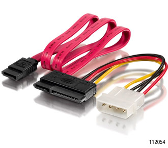 equip S/ATA Power/Data Cable 0,15m/0,50m