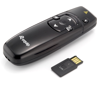 equip Wireless Notebook Presenter Red Laser, with Flash Light