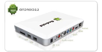 EU3C ANDROID TV BOX, Unikátní multimediální přehrávač s operačním systémem Android,WiFi
