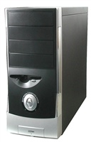 EUROCASE ML5493 400W black/silver P4 (2xUSB, tubus CPU)